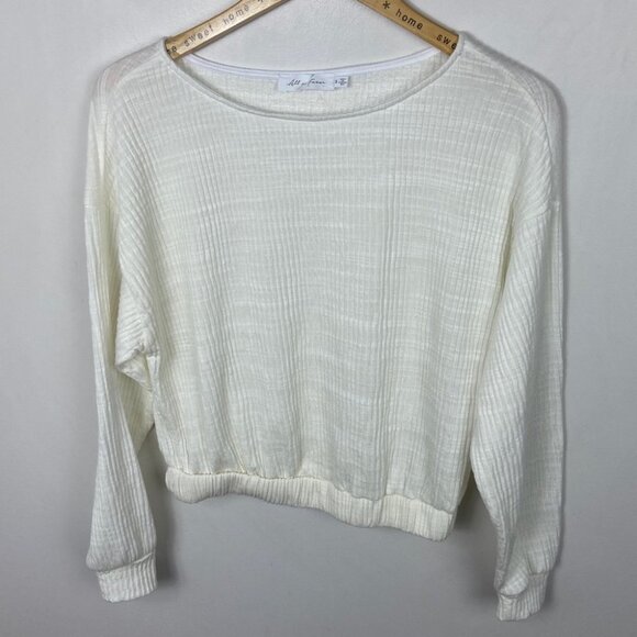 NEW Off White Boat Neck Ribbed Knit Pullover Sweater Nordstrom Size Small NWOT S - Picture 12 of 13
